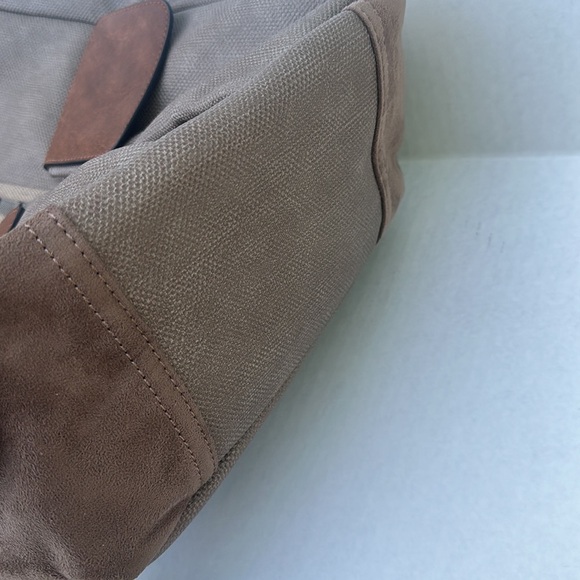 New AUTHENTIC GUESS Cargo /Military Leather Backpack - Picture 13 of 15